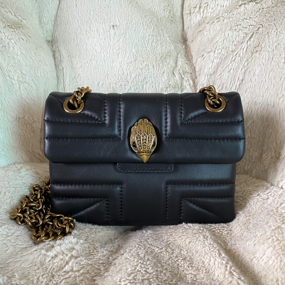 Kurt Geiger Mini Kensington Quilted Leather Crossbody Bag